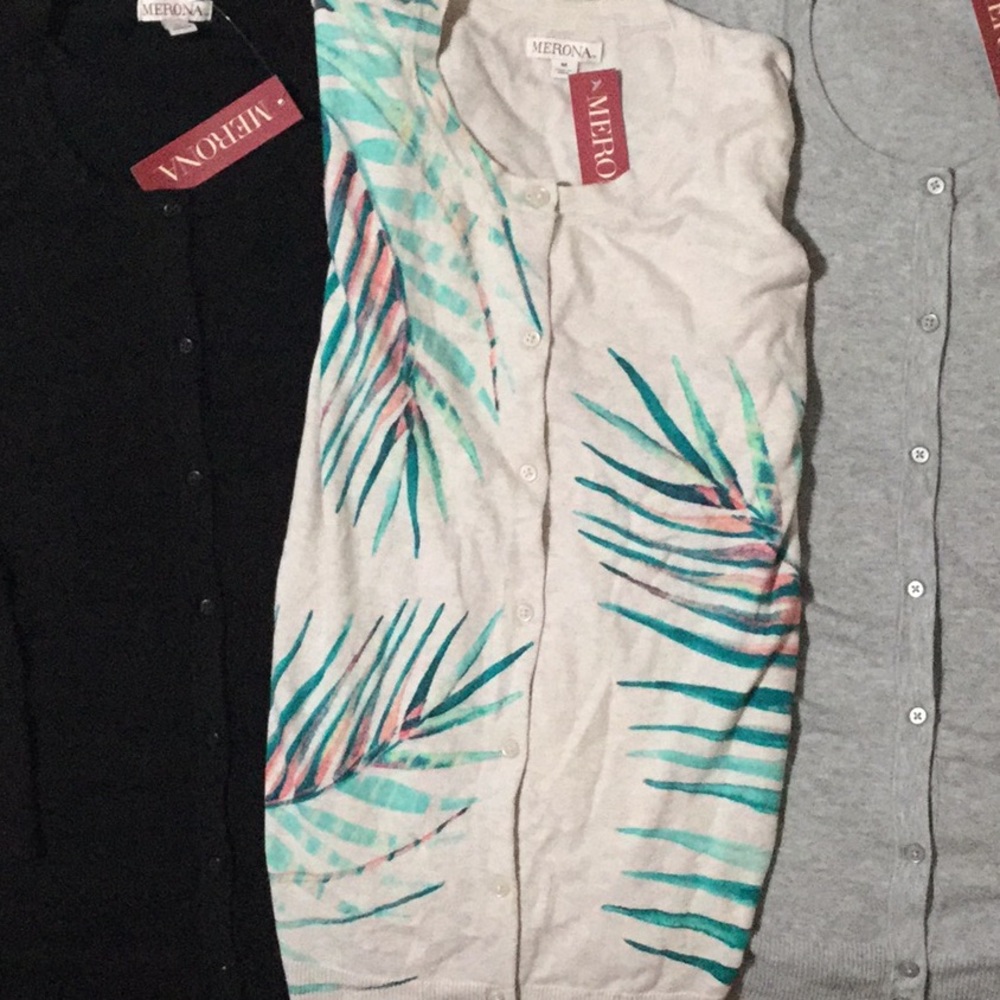 Merona 3/4 Sleeve Cardigan Bundle NWT